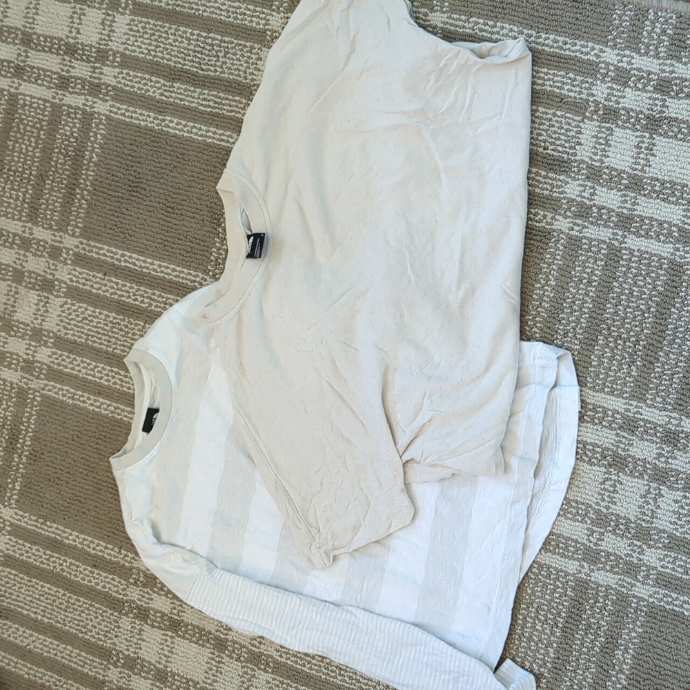 Two North Face shirts